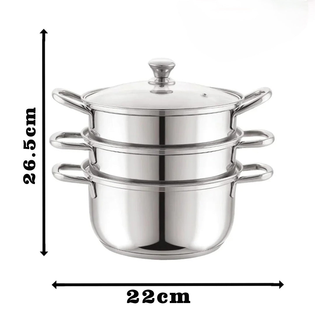 MM SB 3 Tier Steamer
