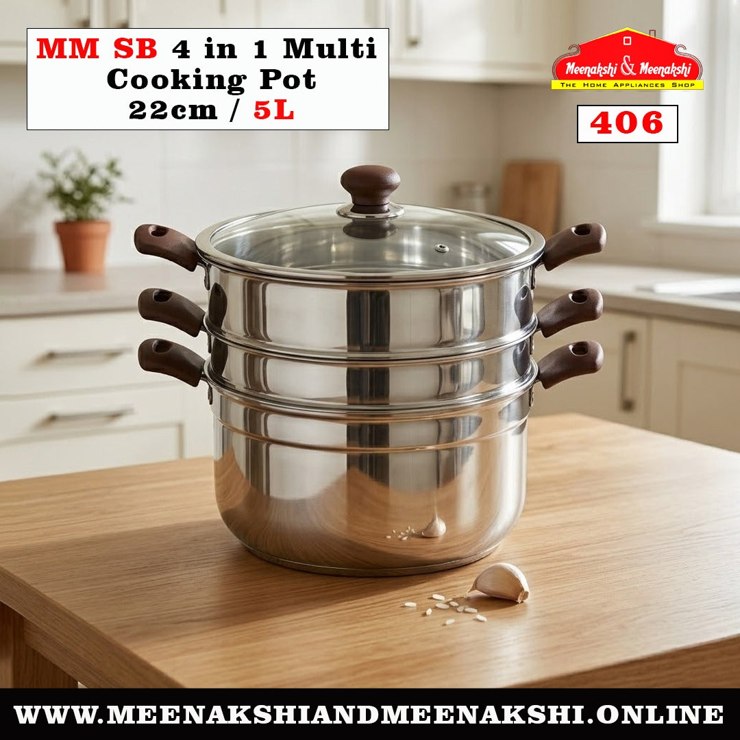 MM SB 4 in 1 Multi Cooking Pot