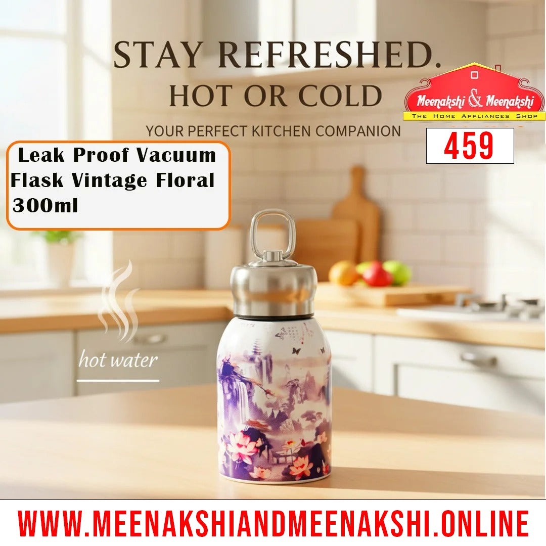 Leak Proof Vacuum Flask Printed 300ml