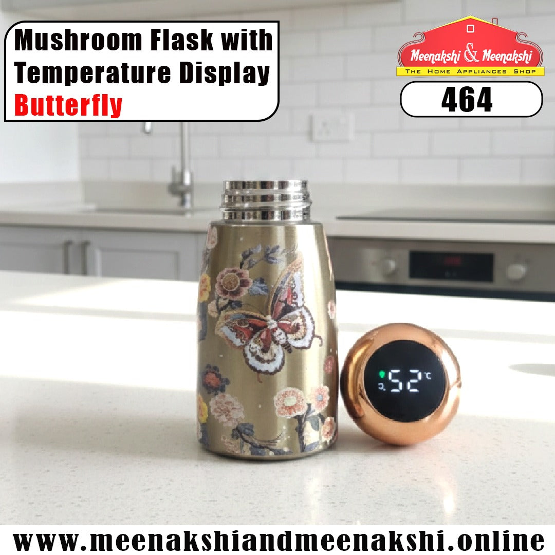 Mushroom Flask with Temperature Display 230ml