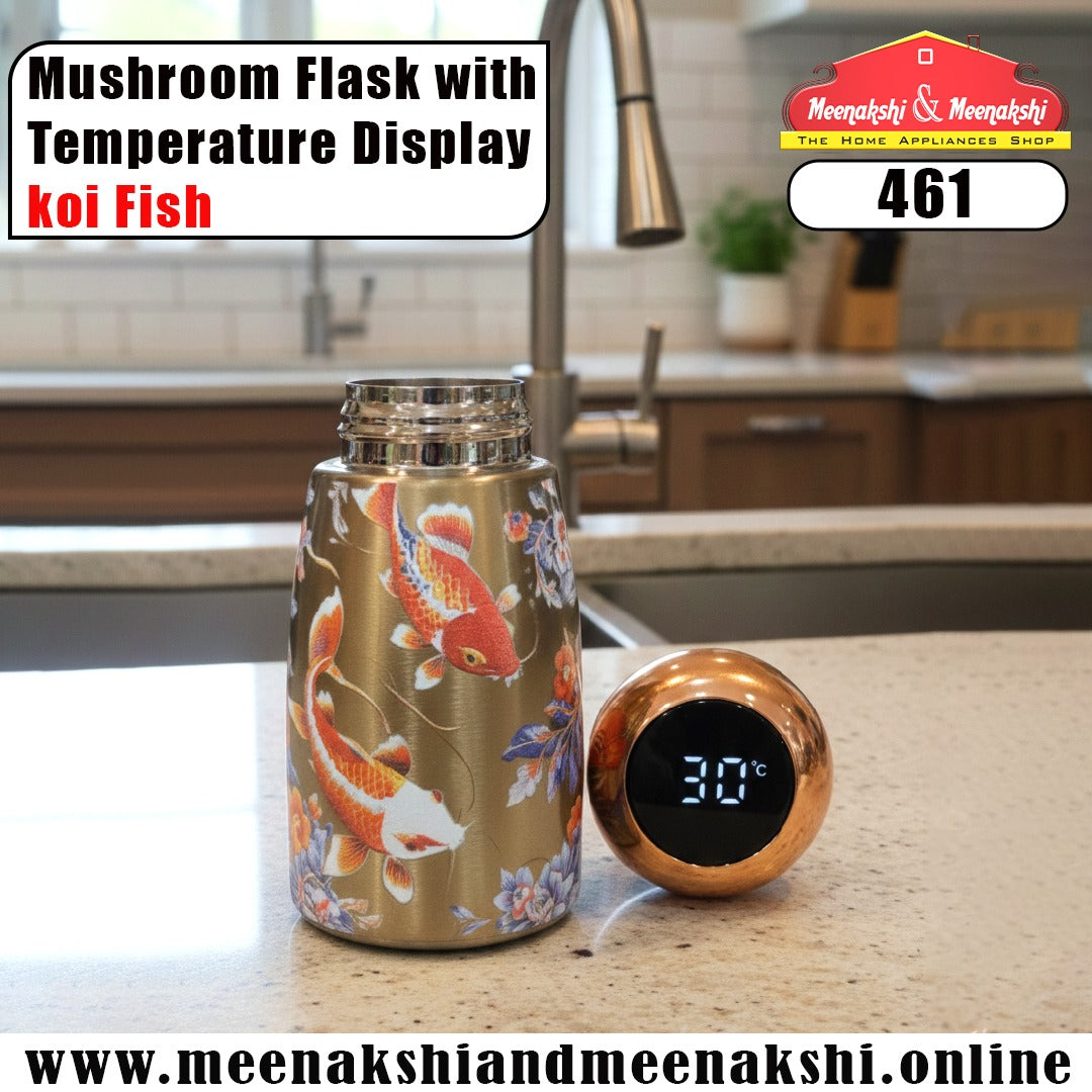 Mushroom Flask with Temperature Display 230ml