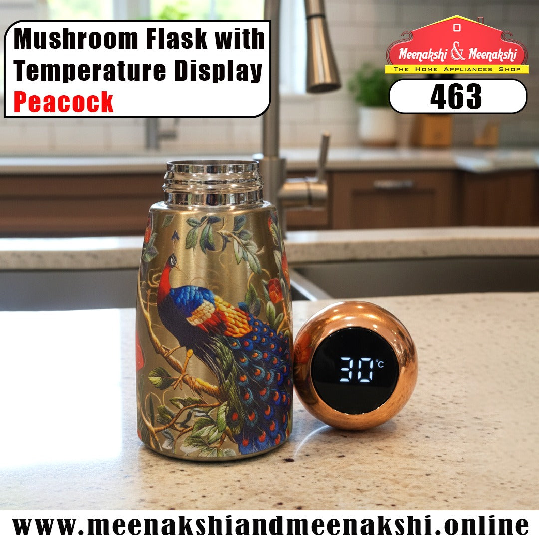 Mushroom Flask with Temperature Display 230ml