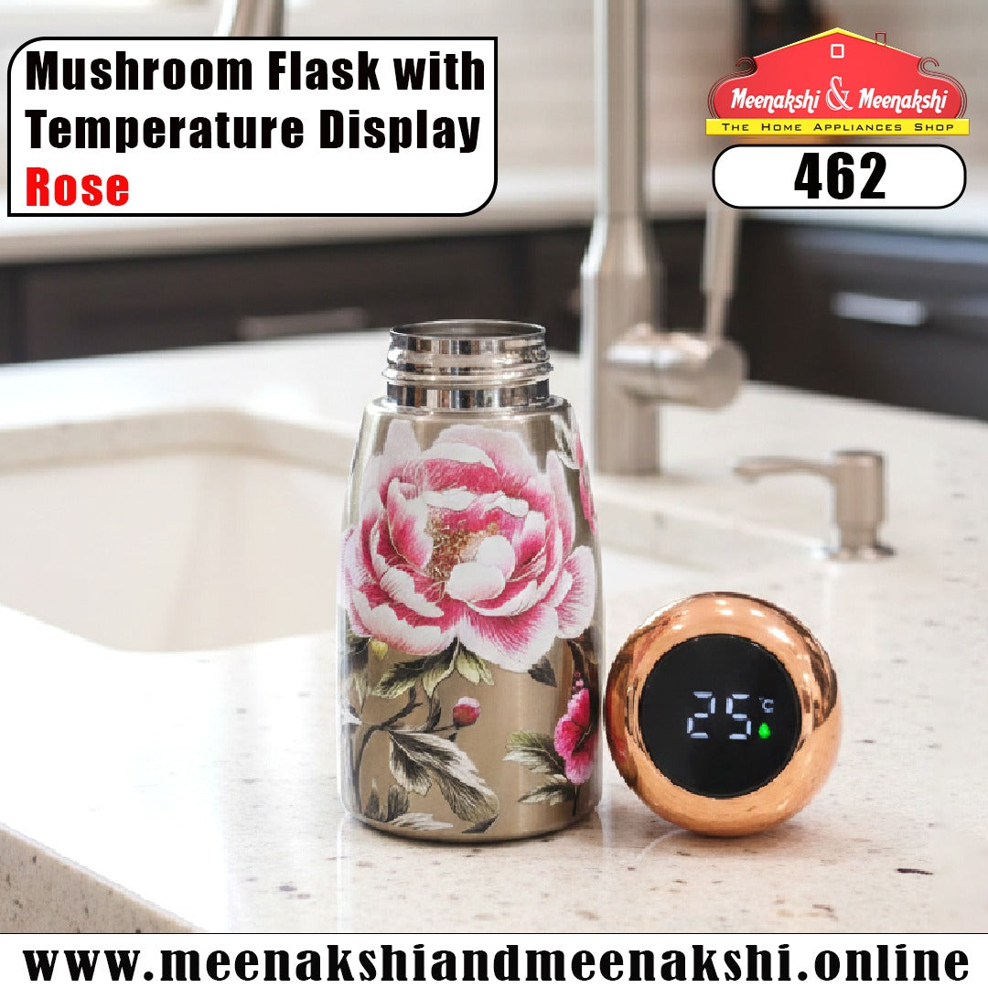Mushroom Flask with Temperature Display 230ml