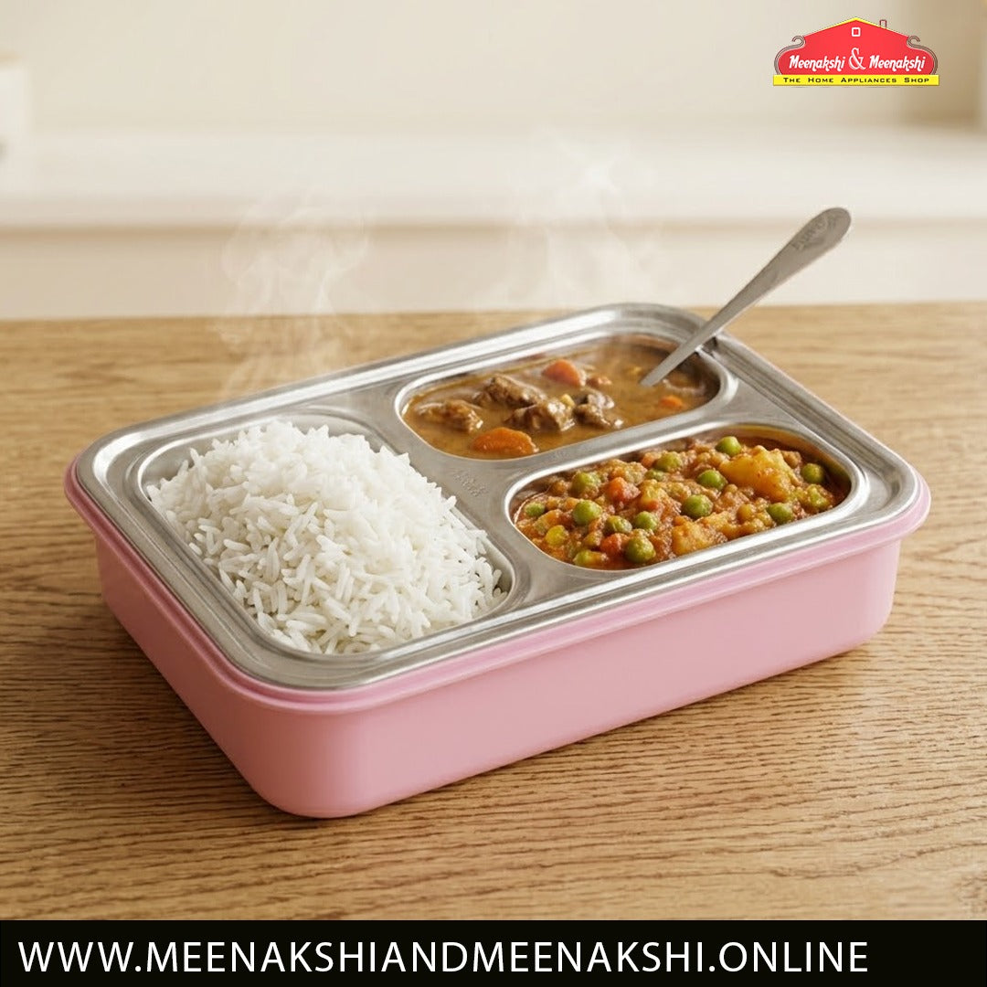 Bento 3 Partition Lunch Box 710ml