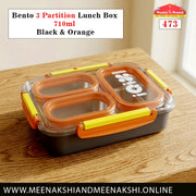 Bento 3 Partition Lunch Box 710ml