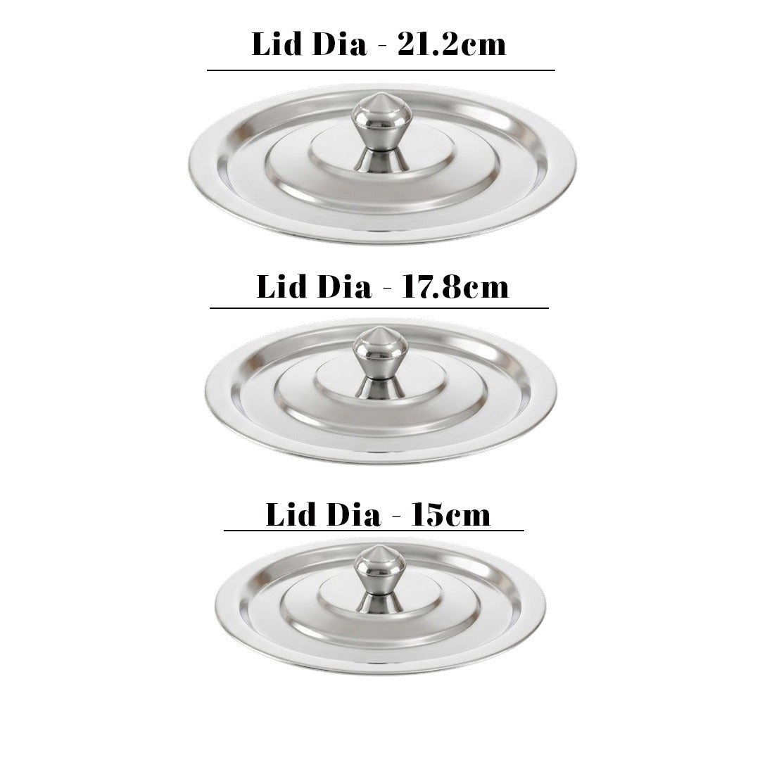 MM SS 20 Guage 3PCS Venne Chetty With Lid 484