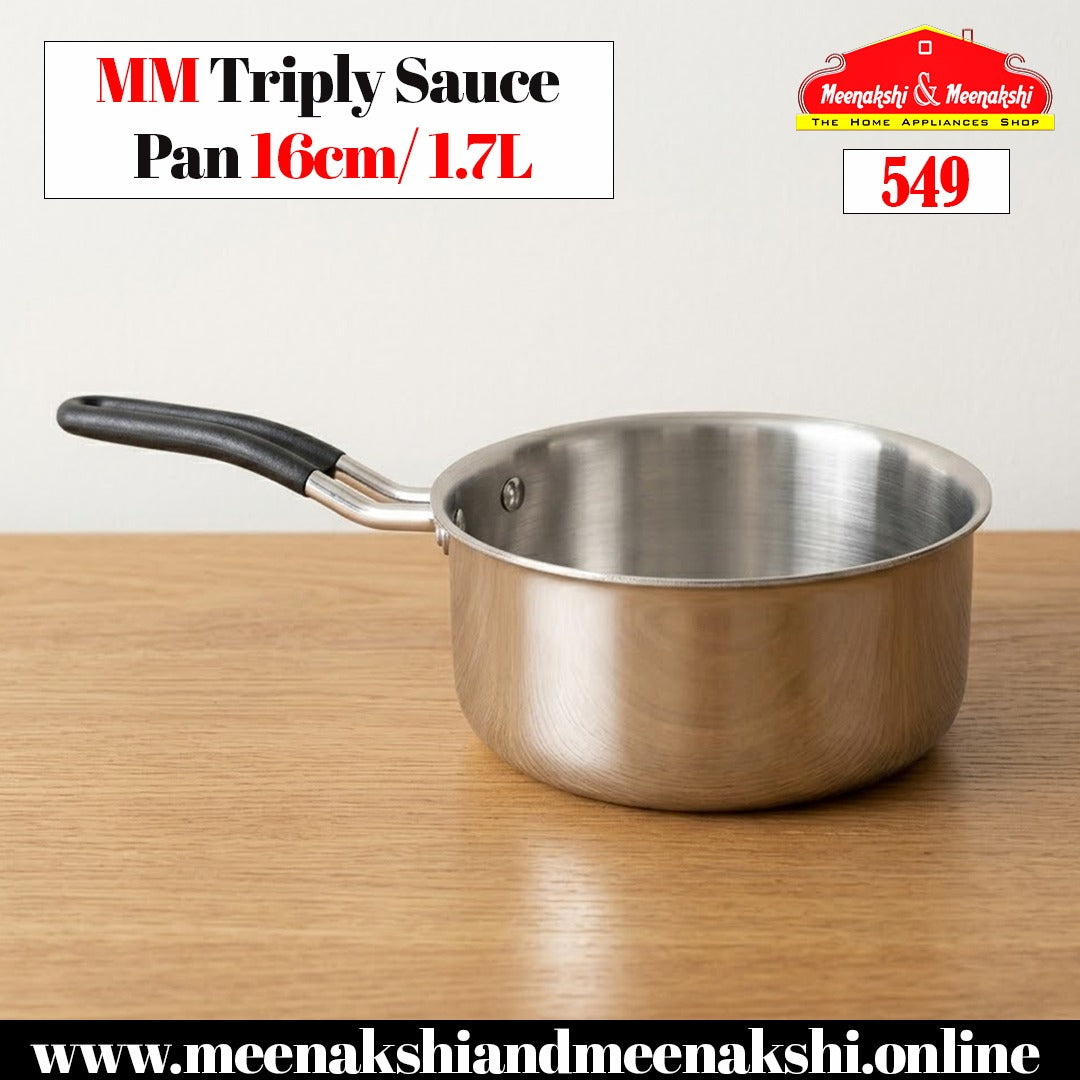MM Triply Sauce Pan 16cm/ 1.7L 549