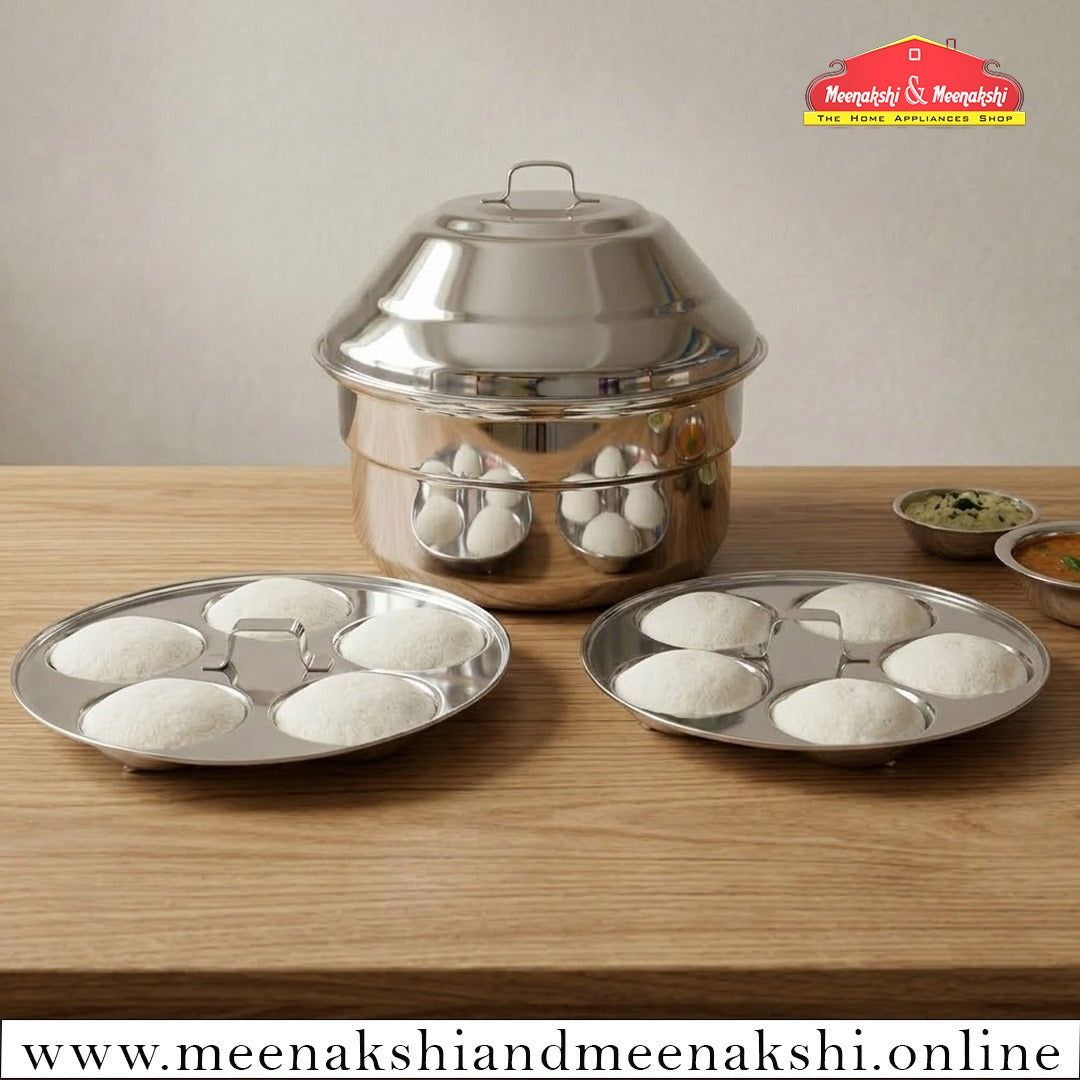 MM SS Karaikudi Idly Pot 10Pit Without Handles 572