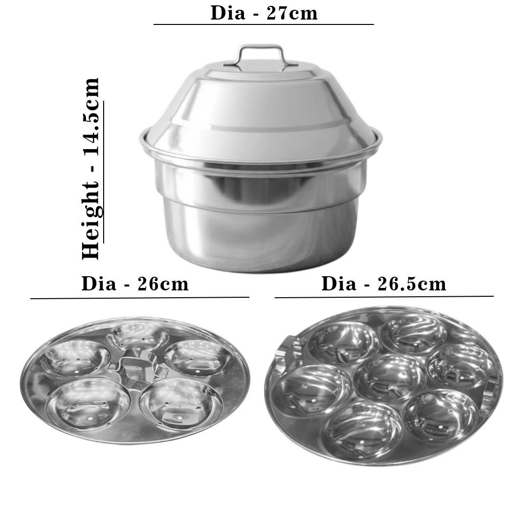 MM SS Karaikudi Idly Pot 12Pit Without Handles 574