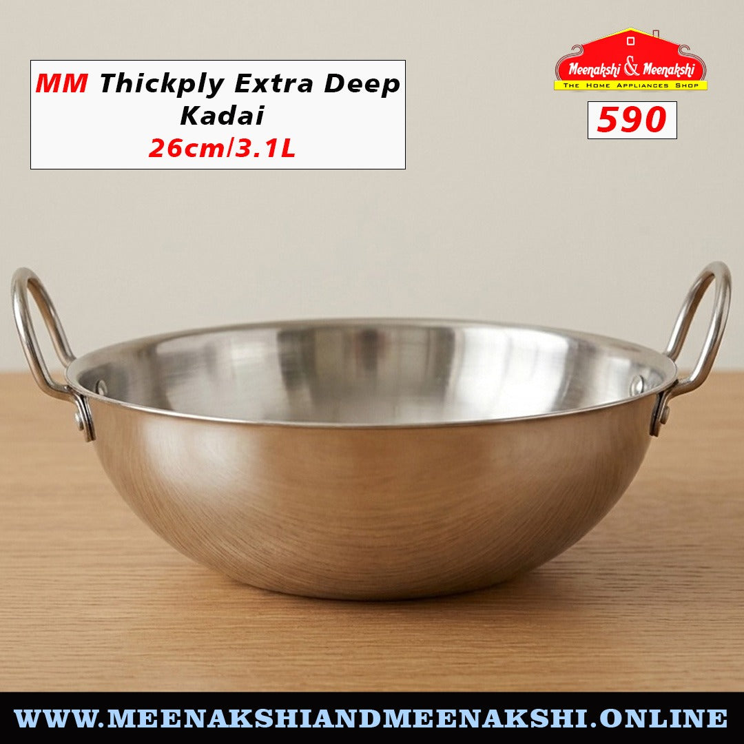 MM Thickply Extra Deep Kadai