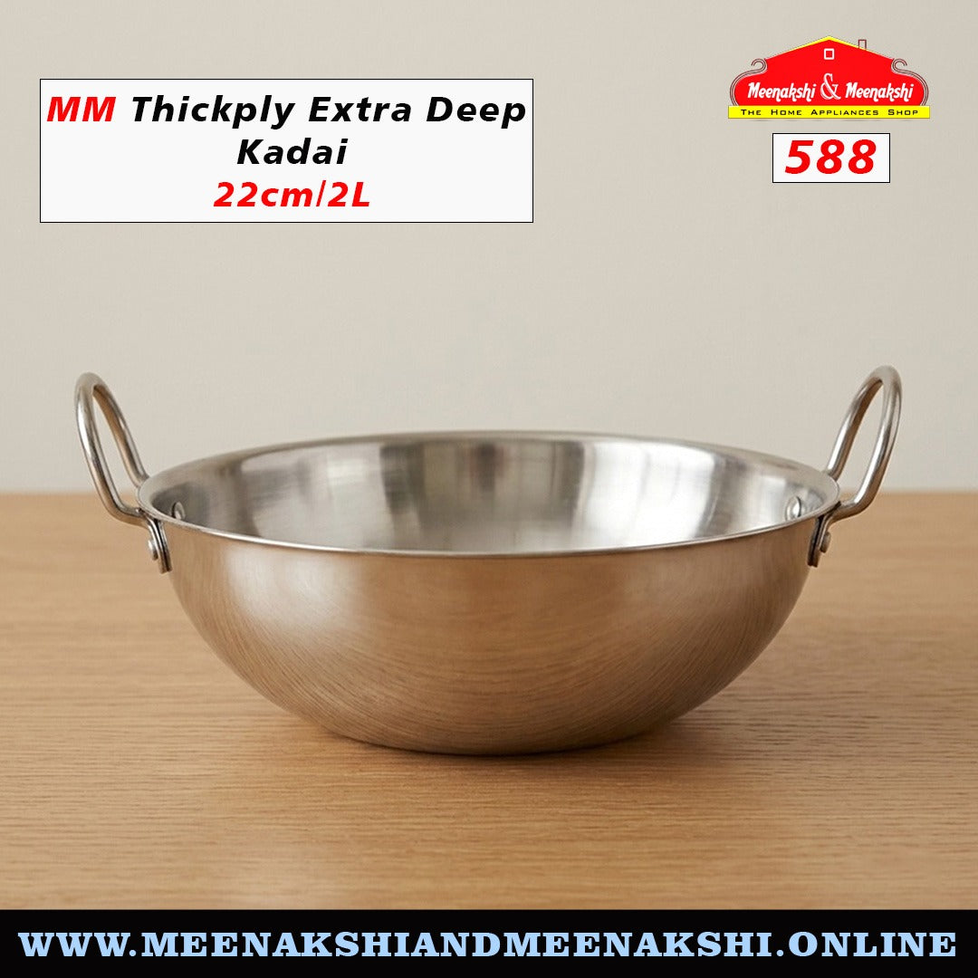 MM Thickply Extra Deep Kadai