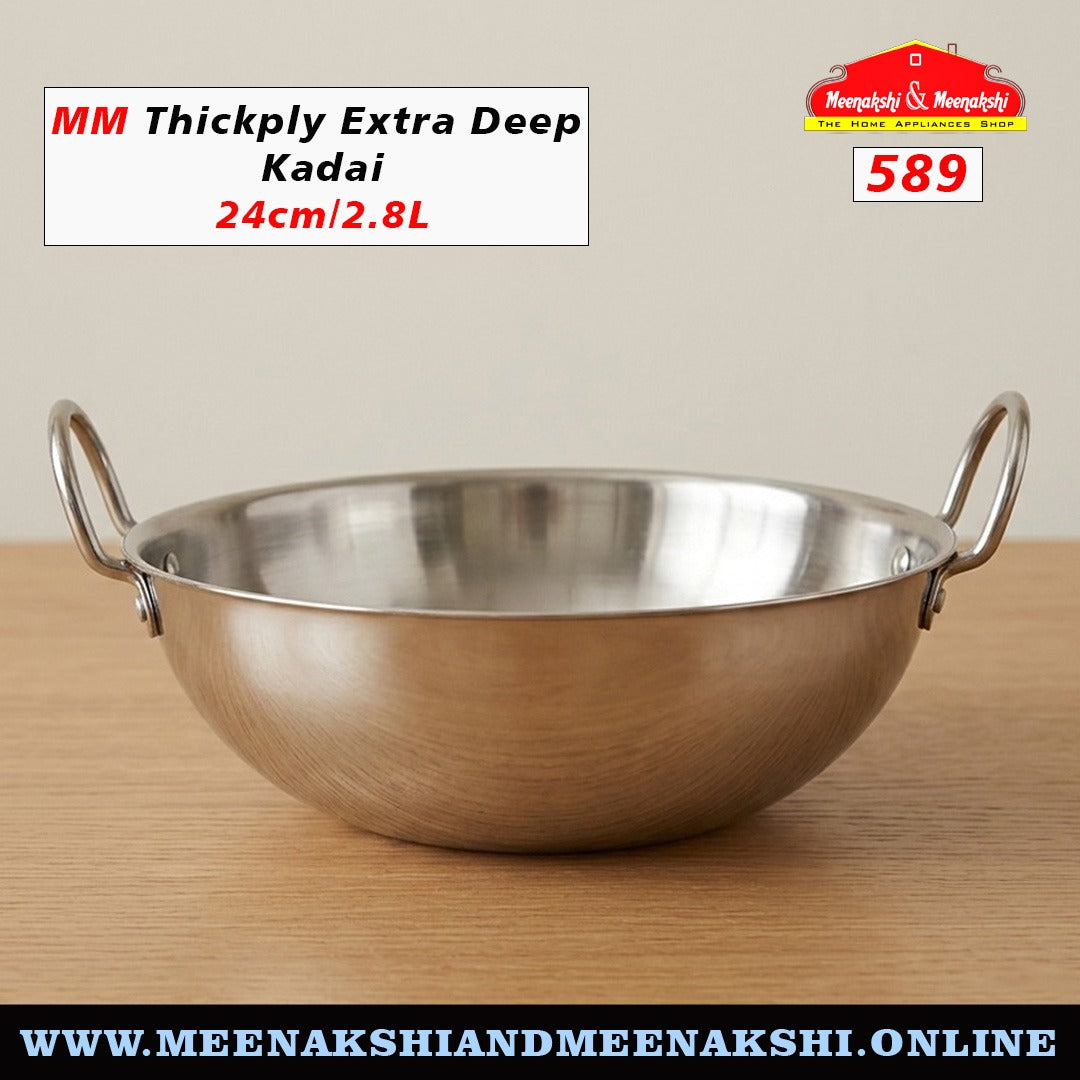 MM Thickply Extra Deep Kadai