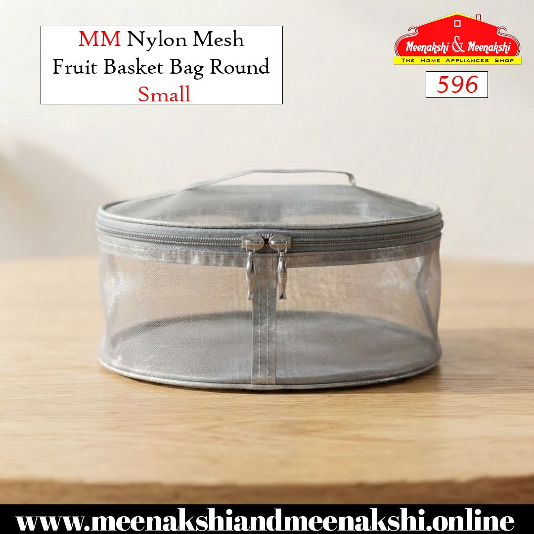 MM Nylon Mesh Fruit Basket Bag Round