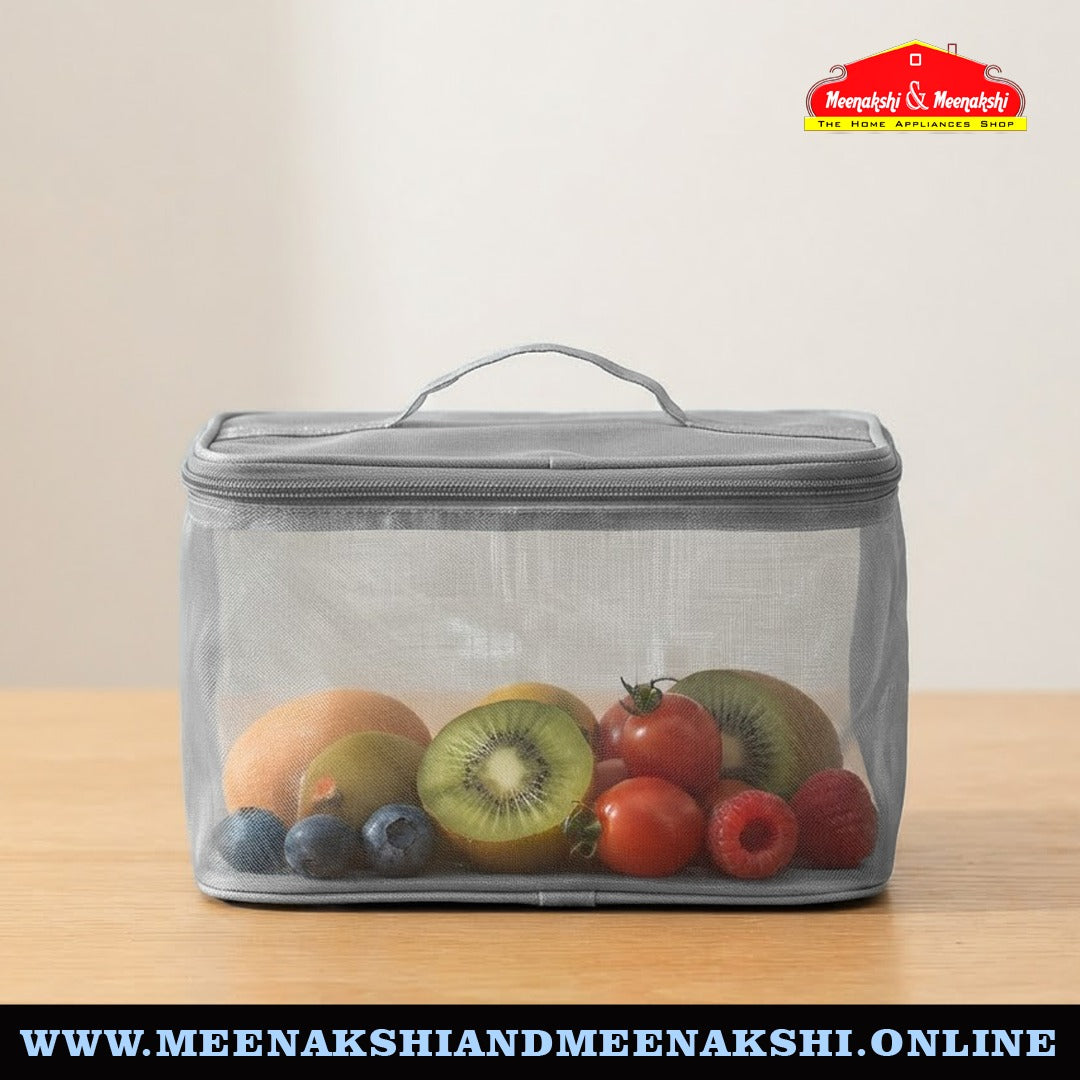 MM Nylon Mesh Fruit Basket Bag Square