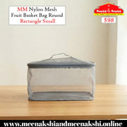 MM Nylon Mesh Fruit Basket Bag Rectangle Small 598