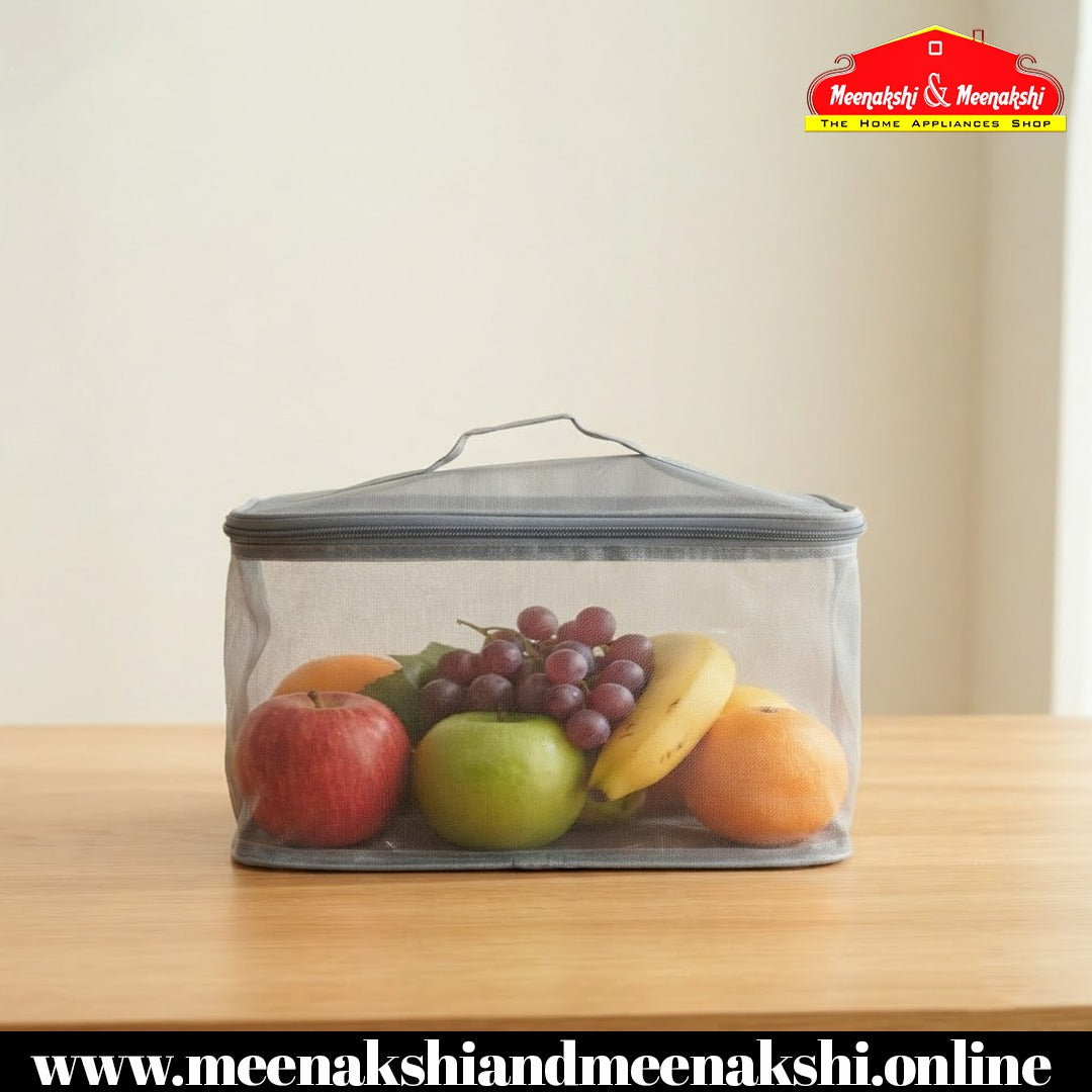 MM Nylon Mesh Fruit Basket Bag Rectangle Small 598