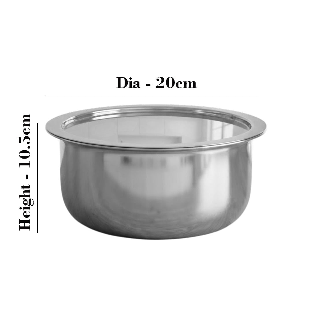 MM Triply Tope With Lid