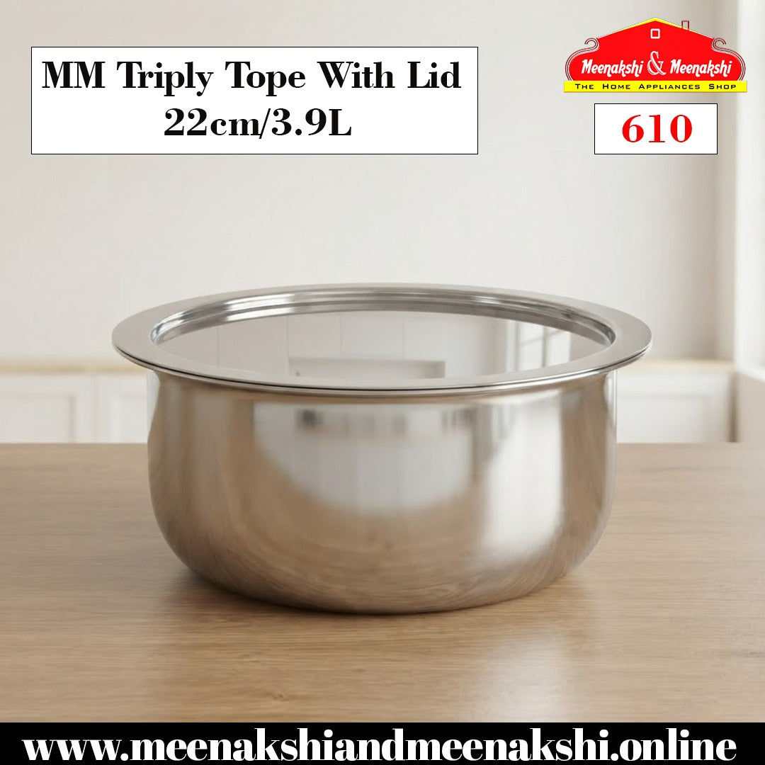 MM Triply Tope With Lid