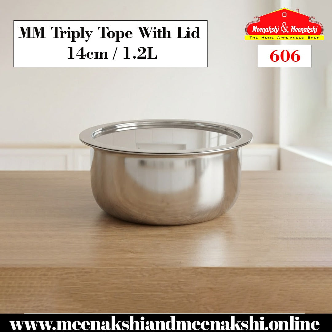 MM Triply Tope With Lid