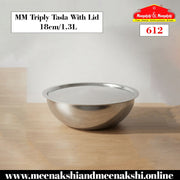 MM Triply Tasla With Lid
