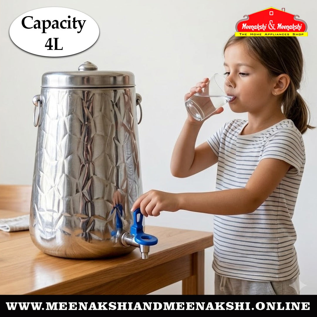 MM SS Hammered Vertical Water Pot