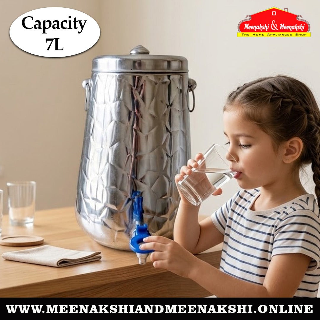 MM SS Hammered Vertical Water Pot