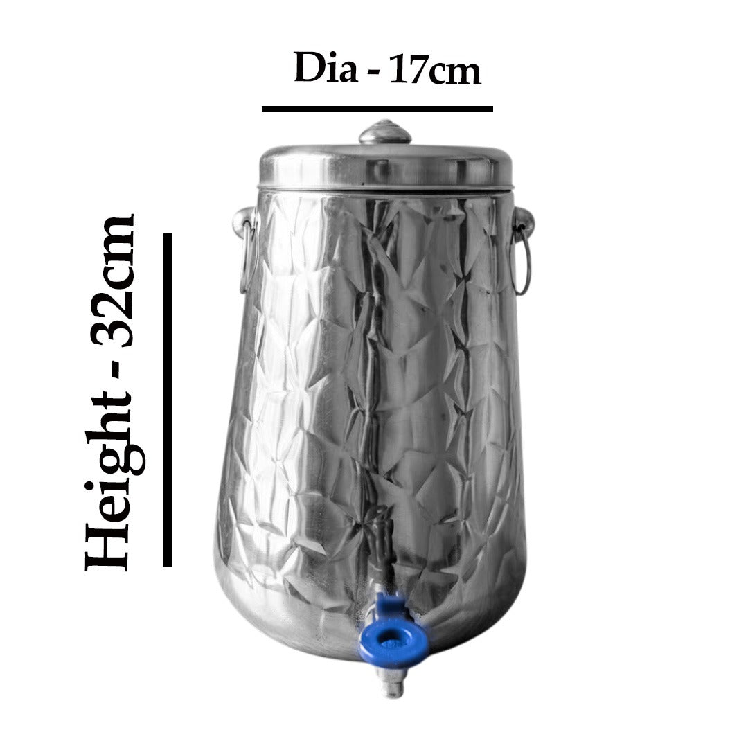MM SS Hammered Vertical Water Pot