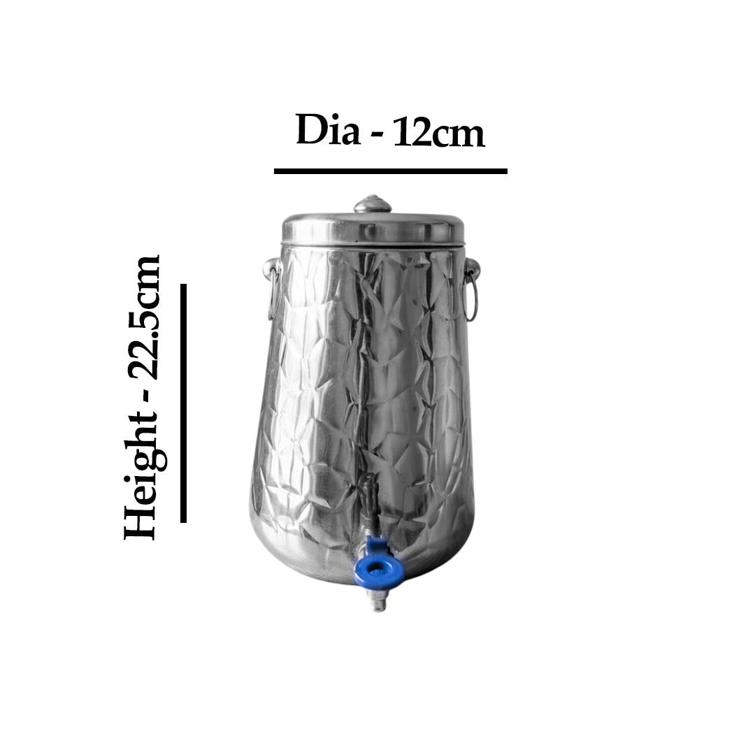 MM SS Hammered Vertical Water Pot