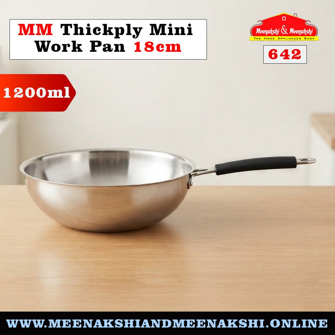 MM Thickply Mini Wok 18cm/1200ml 642