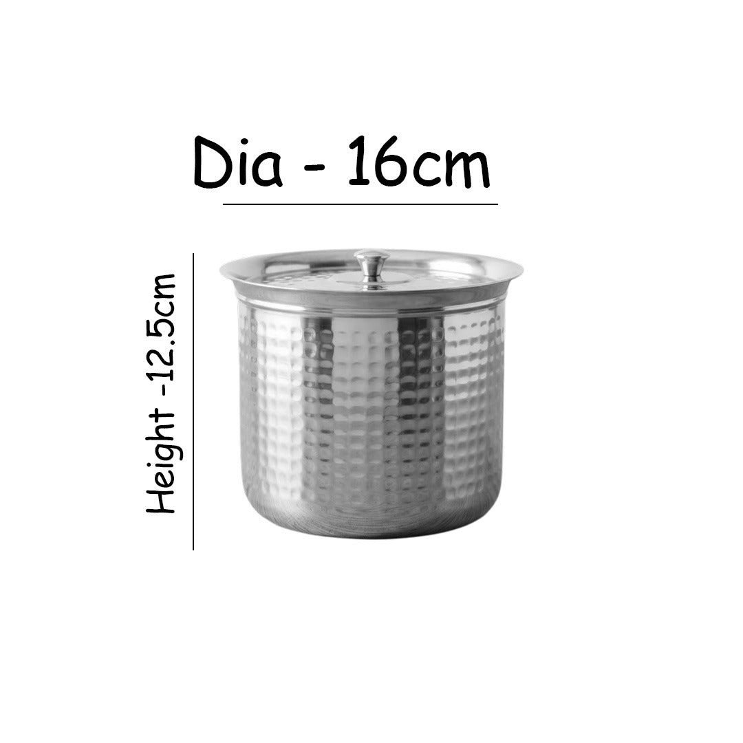 MM SS Hammered Adak With Lid