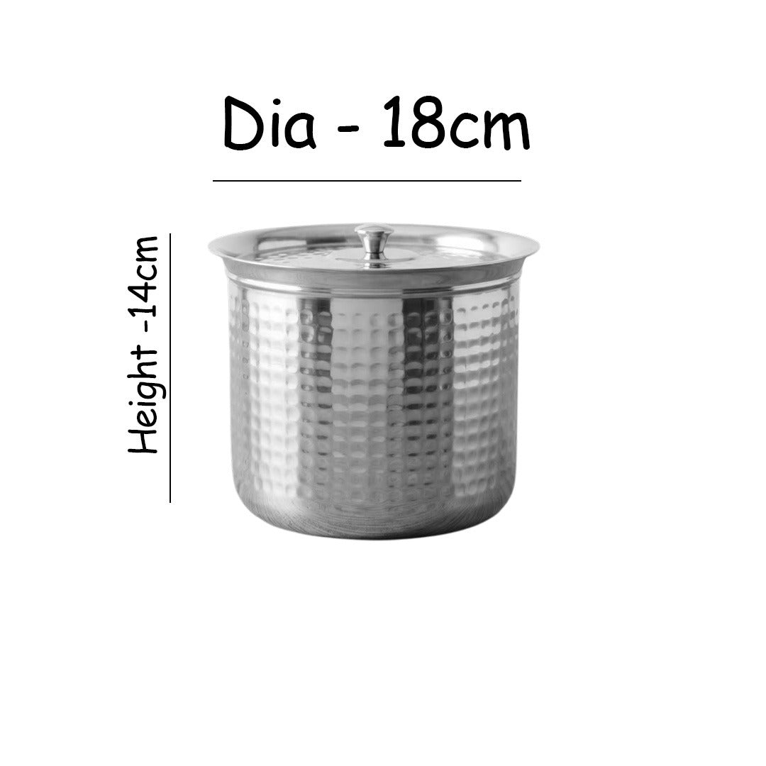 MM SS Hammered Adak With Lid