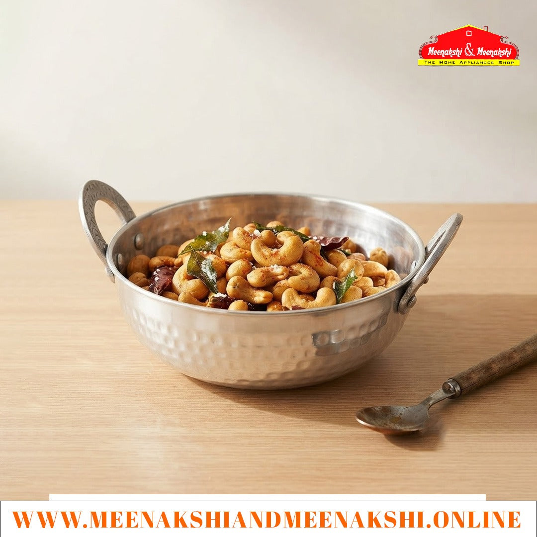 MM SS Hammered Baby Kadai With Lid