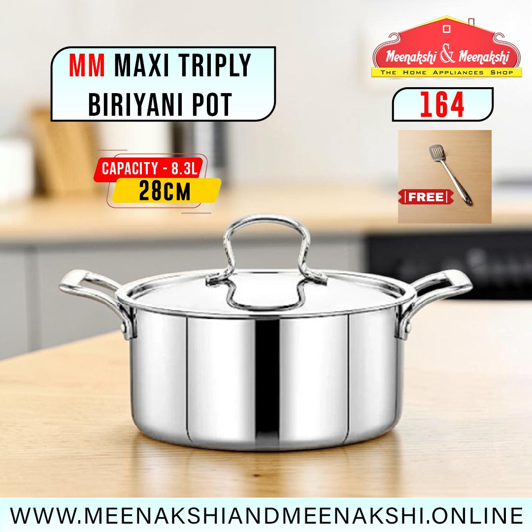 MM Maxi Triply Biriyani Pot 28cm/8.3L 164