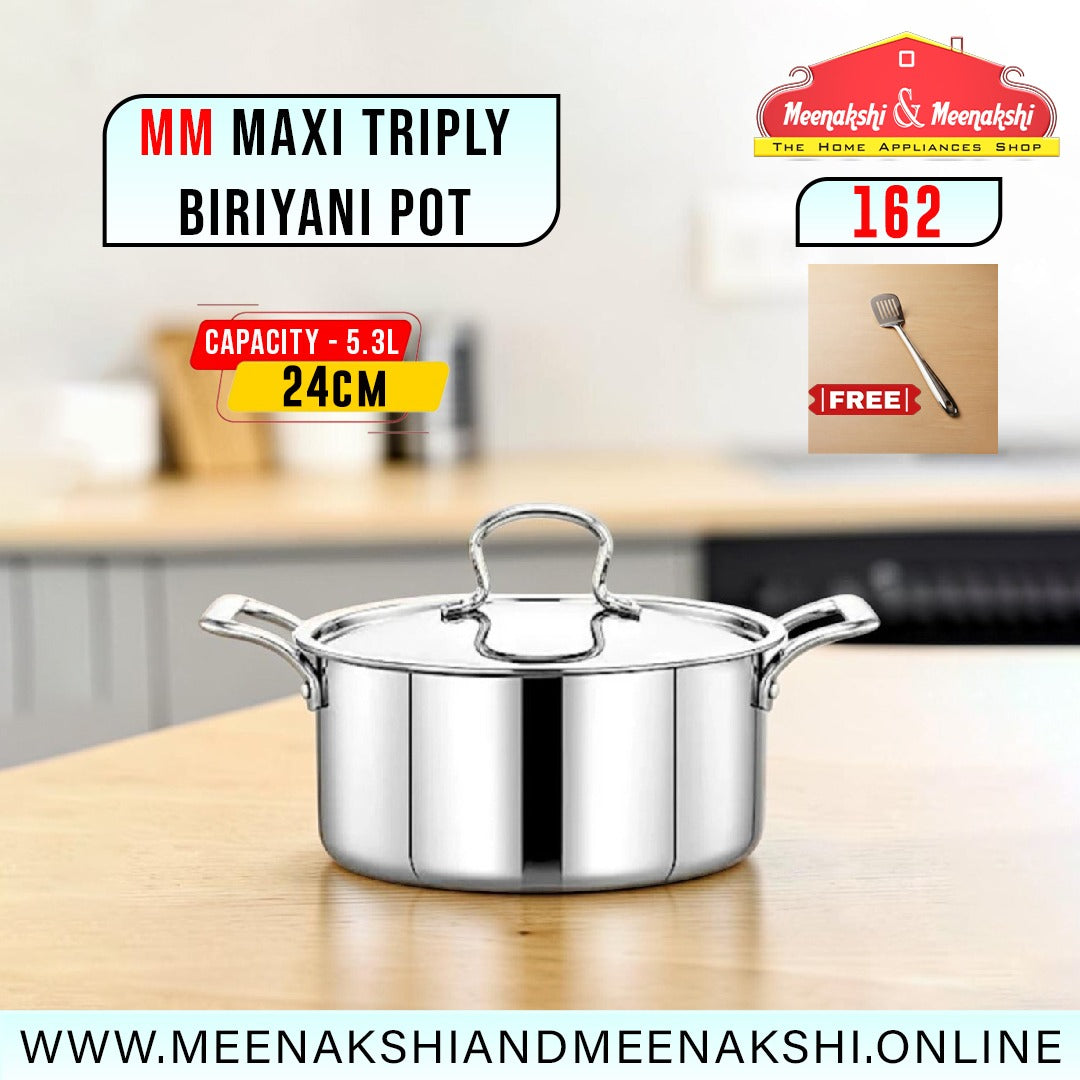 MM Maxi Triply Biriyani Pot 24cm/5.3L 162