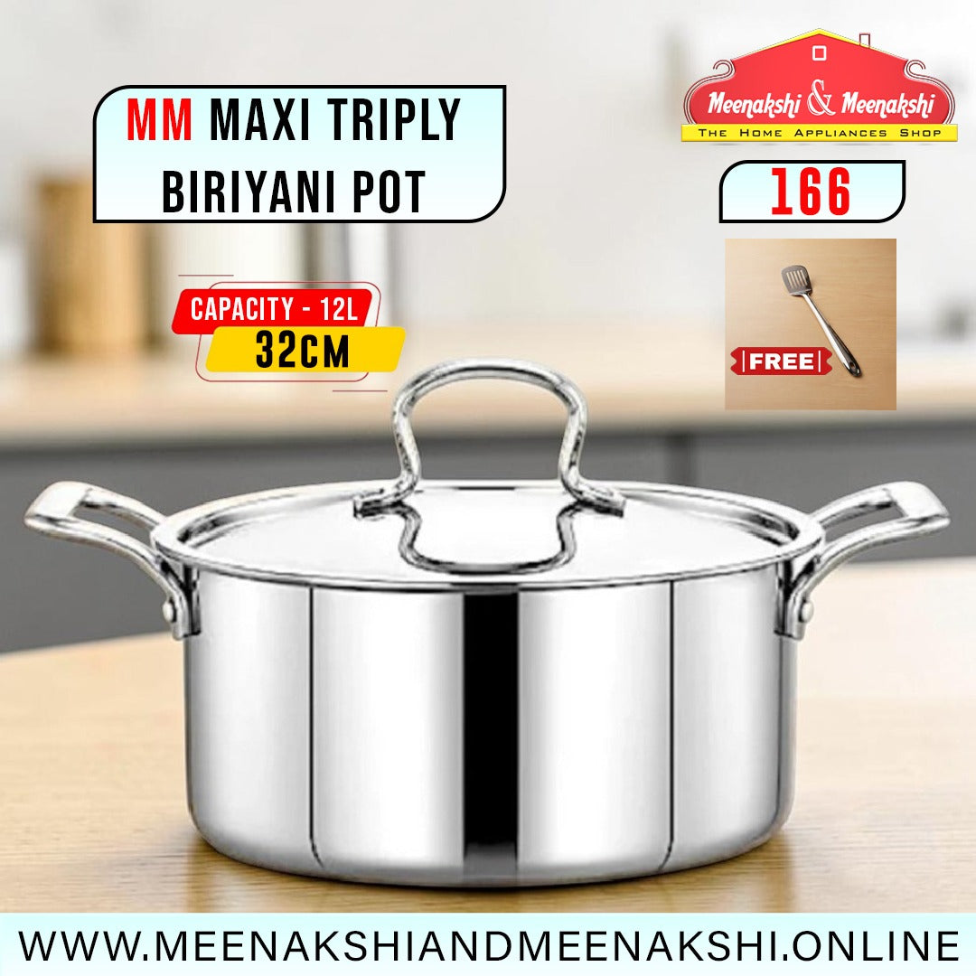 MM Maxi Triply Biriyani Pot 32cm/12L 166