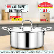 MM Maxi Triply Biriyani Pot 32cm/12L 166