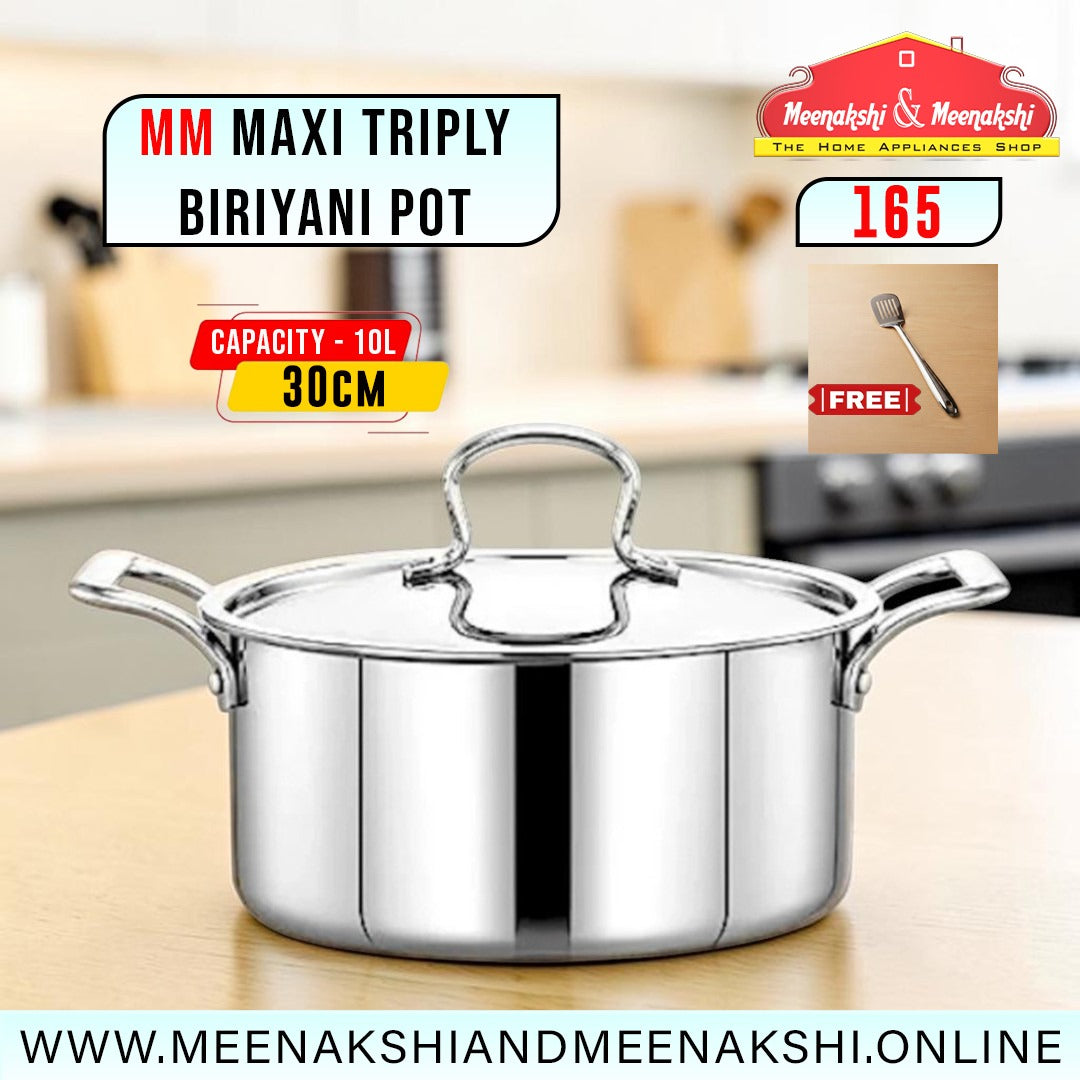 MM Maxi Triply Biriyani Pot 30cm/10L 165