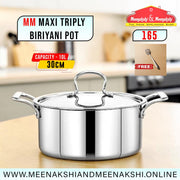 MM Maxi Triply Biriyani Pot 30cm/10L 165