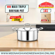 MM Maxi Triply Biriyani Pot 22cm/4.2L 161