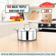 MM Maxi Triply Biriyani Pot 20cm/3.1L 160