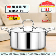 MM Maxi Triply Biriyani Pot 34cm/15.5L 167