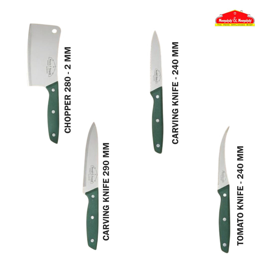 MM SS 7PCS Knife & Cutting Board Combo 444