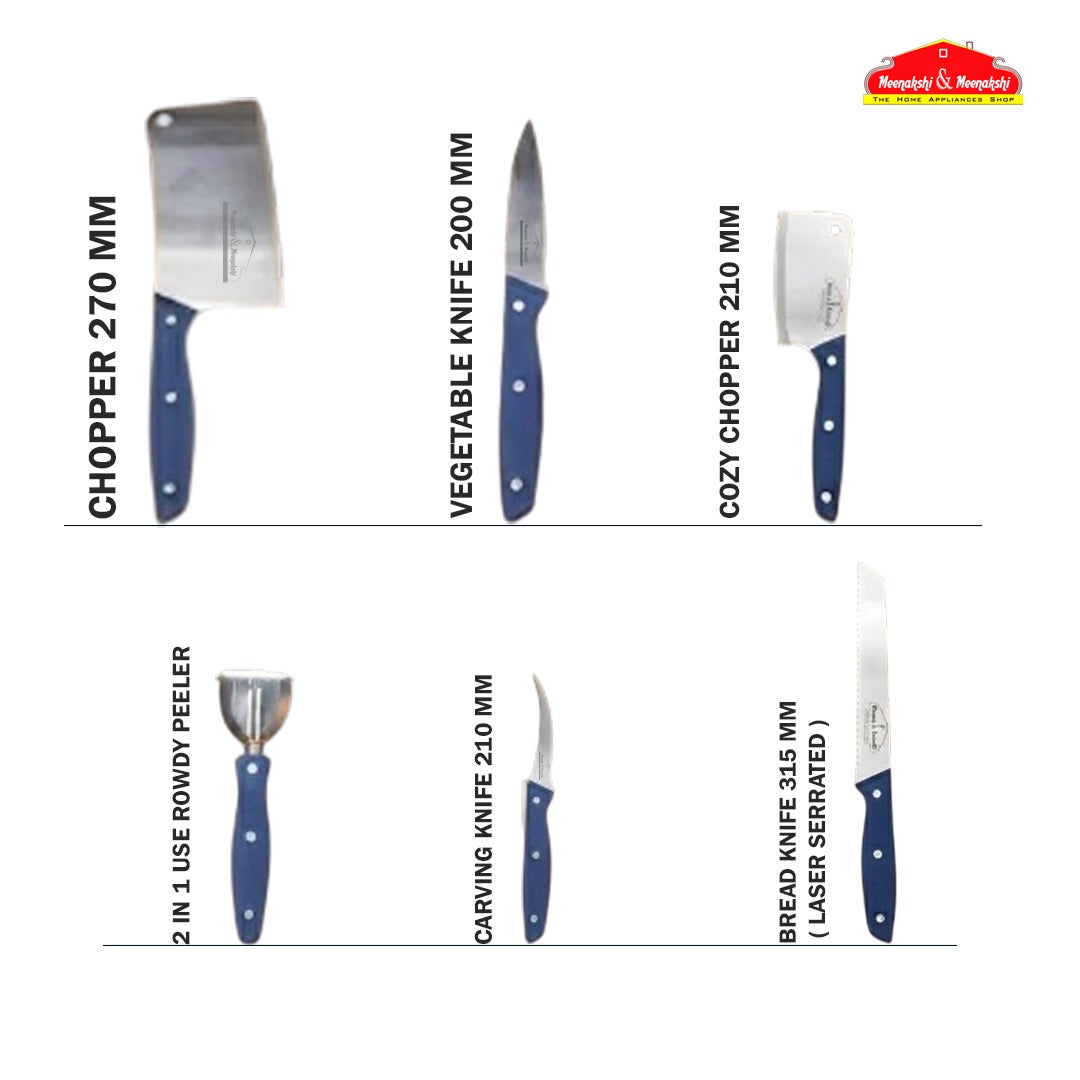MM SS 12PCS Knife & Cutting Board Combo 445