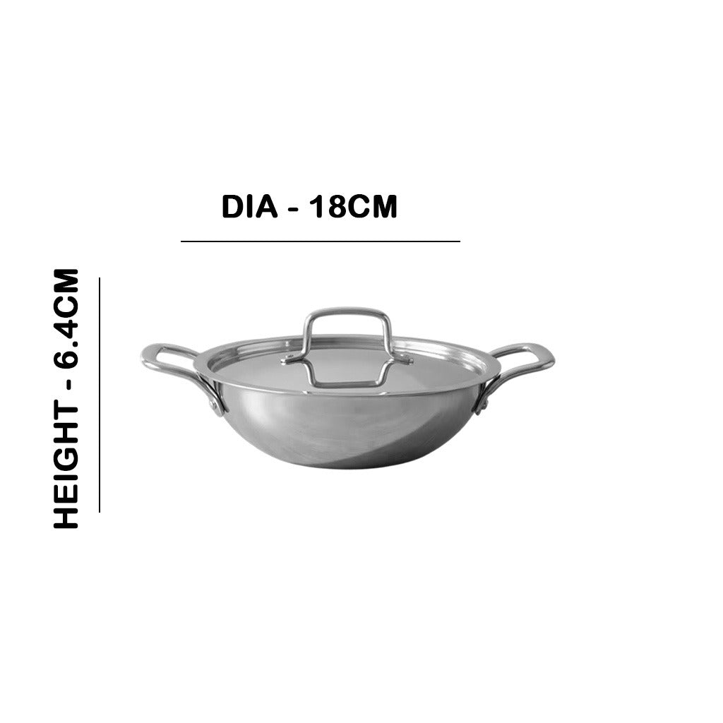 MM Maxi Triply Kadai With Lid