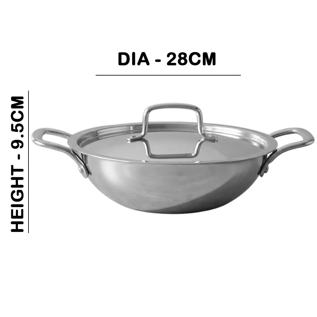 MM Maxi Triply Kadai With Lid