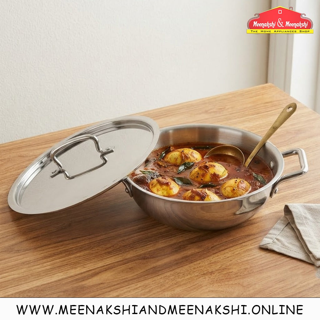 MM Maxi Triply Kadai With Lid