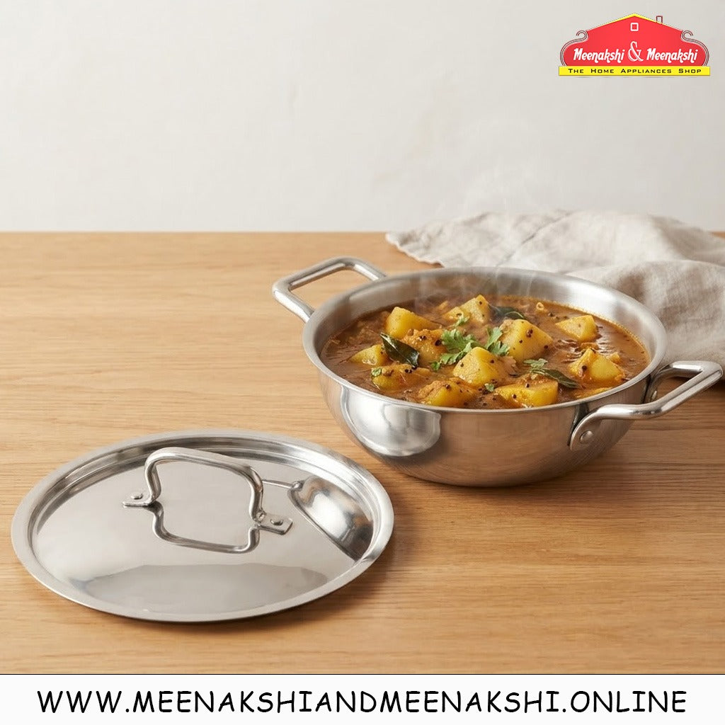 MM Maxi Triply Kadai With Lid