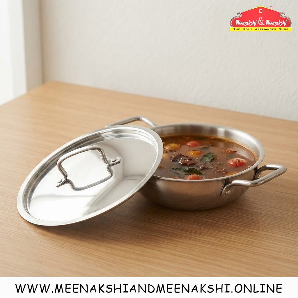MM Maxi Triply Kadai With Lid
