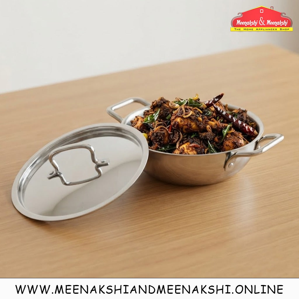 MM Maxi Triply Kadai With Lid