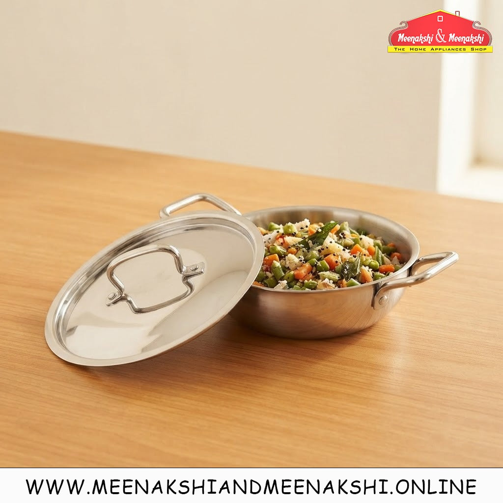 MM Maxi Triply Kadai With Lid